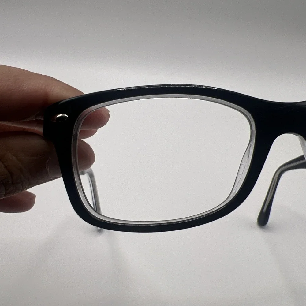 Ray Ban Kids RB1531 3529 48-16-130 Black Clear Flex Hinge Eyeglasses Frames Only